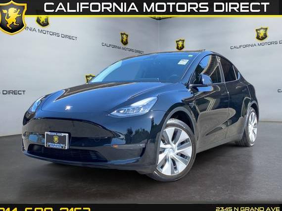 TESLA MODEL Y 2021 5YJYGDEE7MF215053 image